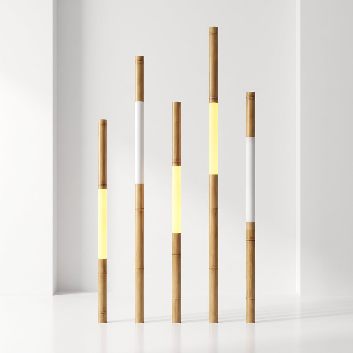 Aluminum Simulation Bamboo Light