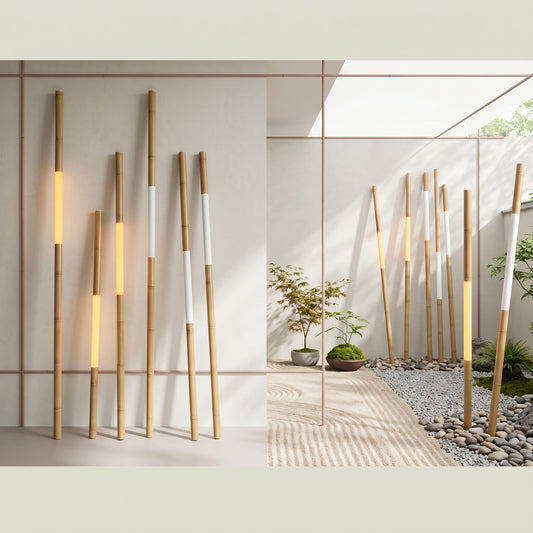 Aluminum Simulation Bamboo Light