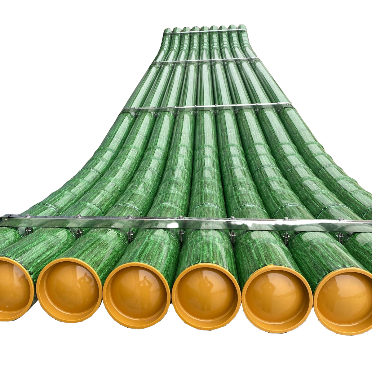 PVC imitation bamboo raft, scenic rafting sightseeing boat, high buoyancy and collision resistance, cultural tourism night tour light bamboo raft boat
