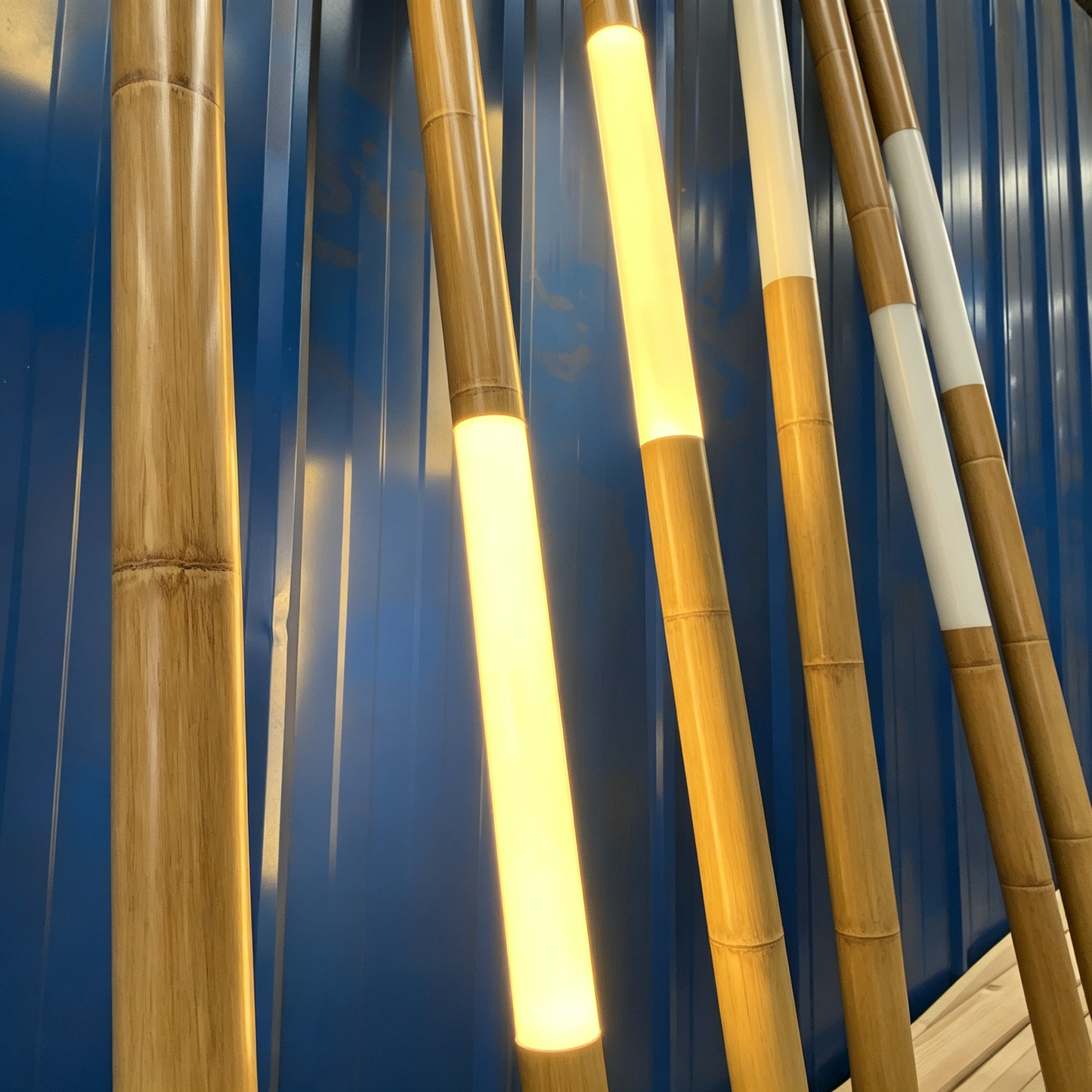 Aluminum Simulation Bamboo Light