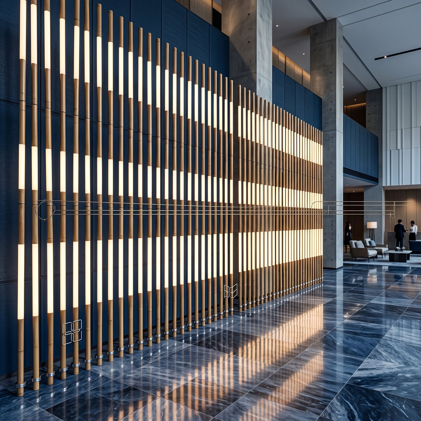 Aluminum Simulation Bamboo Light